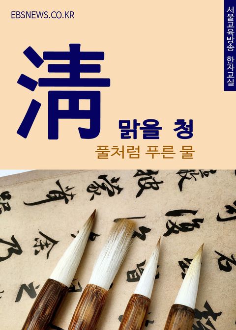 맑을 청(淸) 풀처럼 푸른 물 (서울교육방송 한자교실) - 리디북스맑을 청(淸) 풀처럼 푸른 물